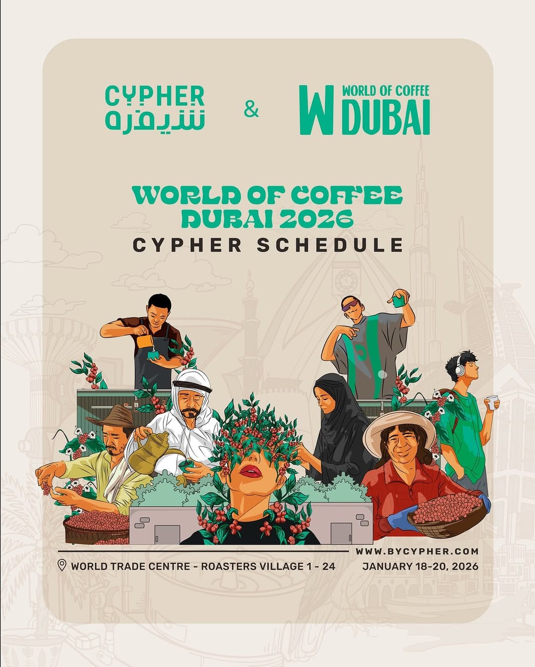 Post 4 by Cypher Urban Roastery on Instagram (carousel)