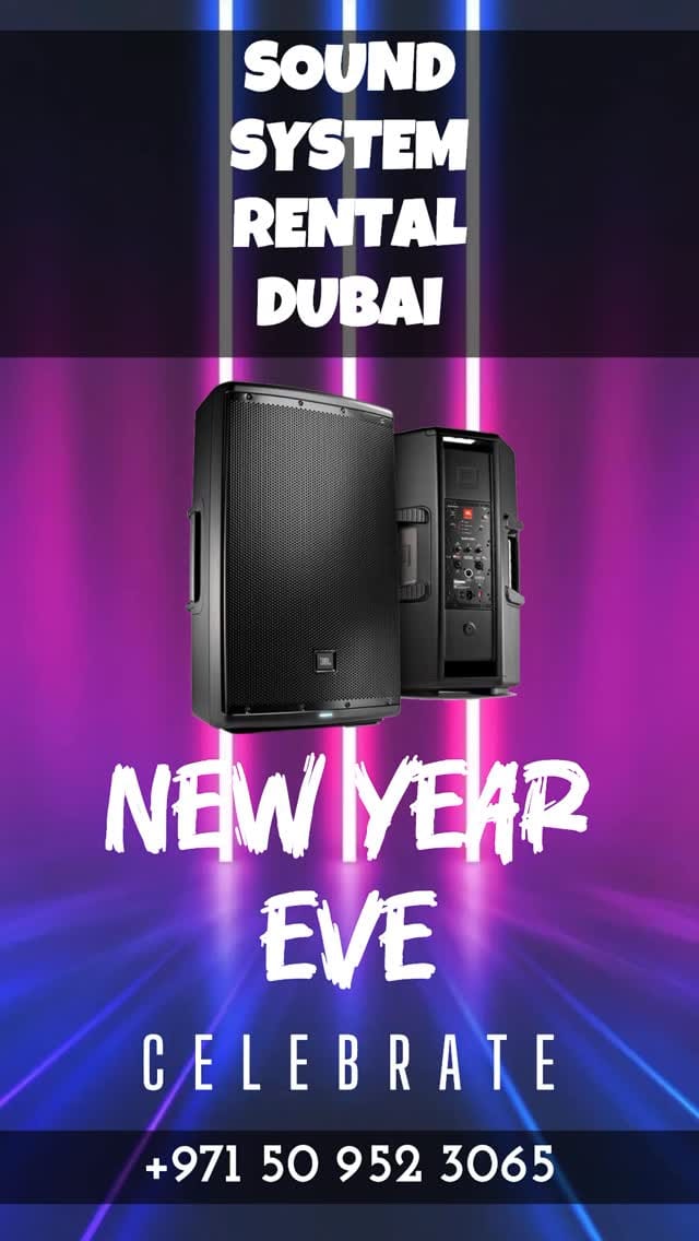 Post 3 by Speakers Rental Dubai on Instagram (video)