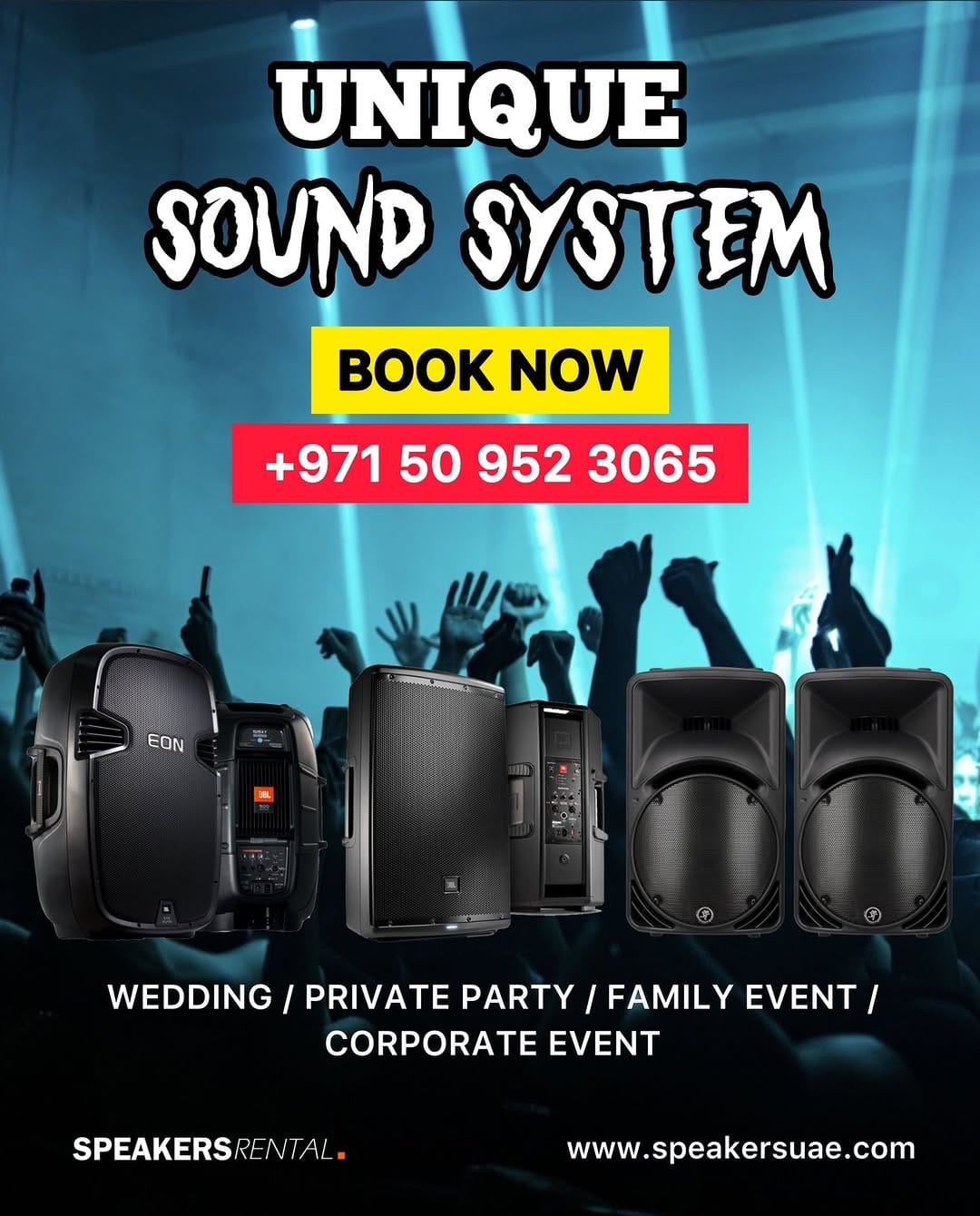 Post 1 by Speakers Rental Dubai on Instagram (image)