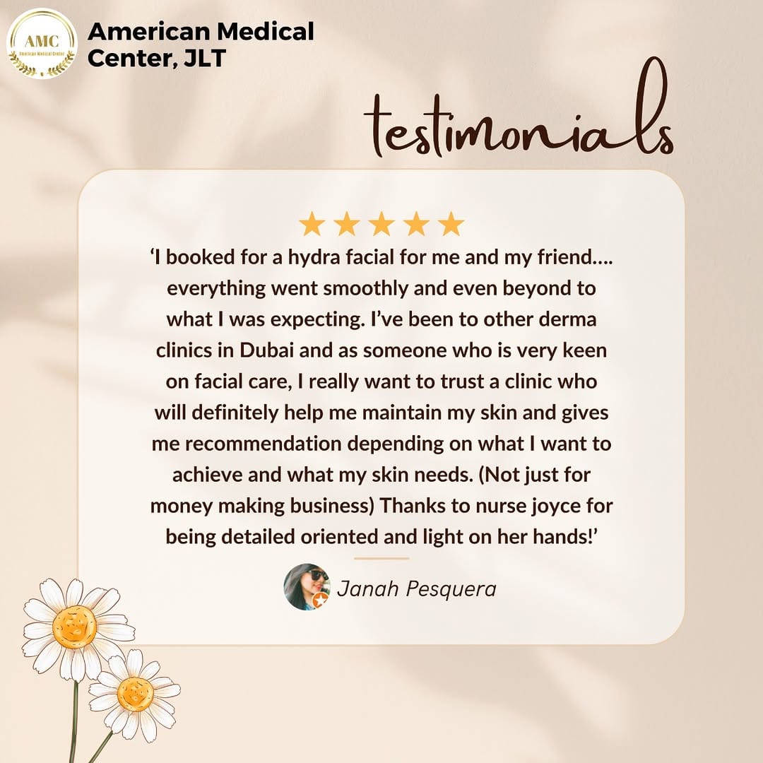 Post 4 by American Medical Center المركز الطبي الأمريكي on Instagram (image)