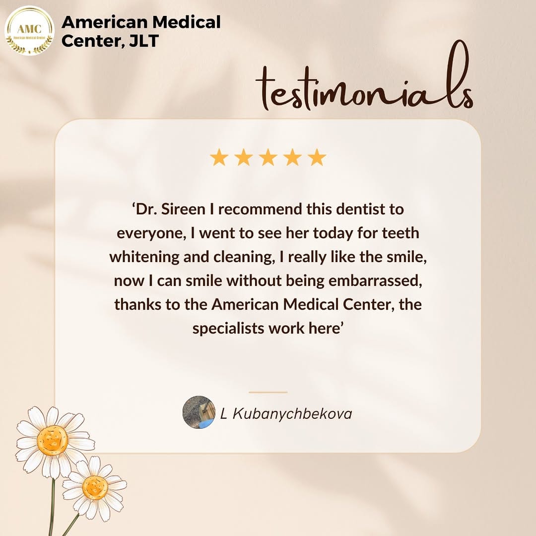 Post 3 by American Medical Center المركز الطبي الأمريكي on Instagram (image)