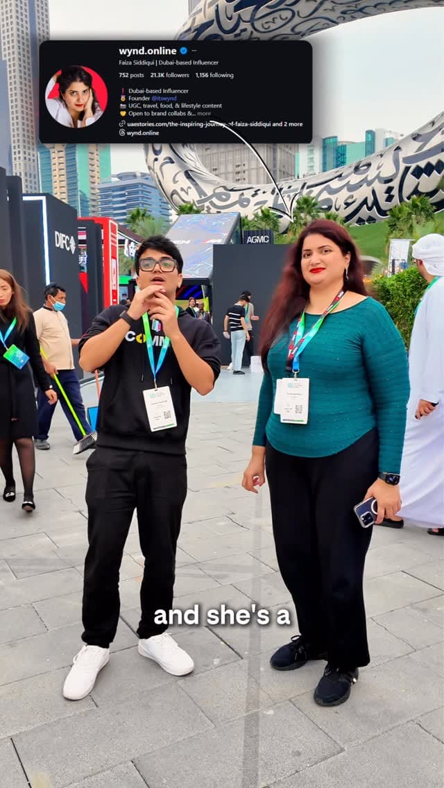 Post 5 by Faiza Siddiqui | Dubai-based Influencer on Instagram (video)
