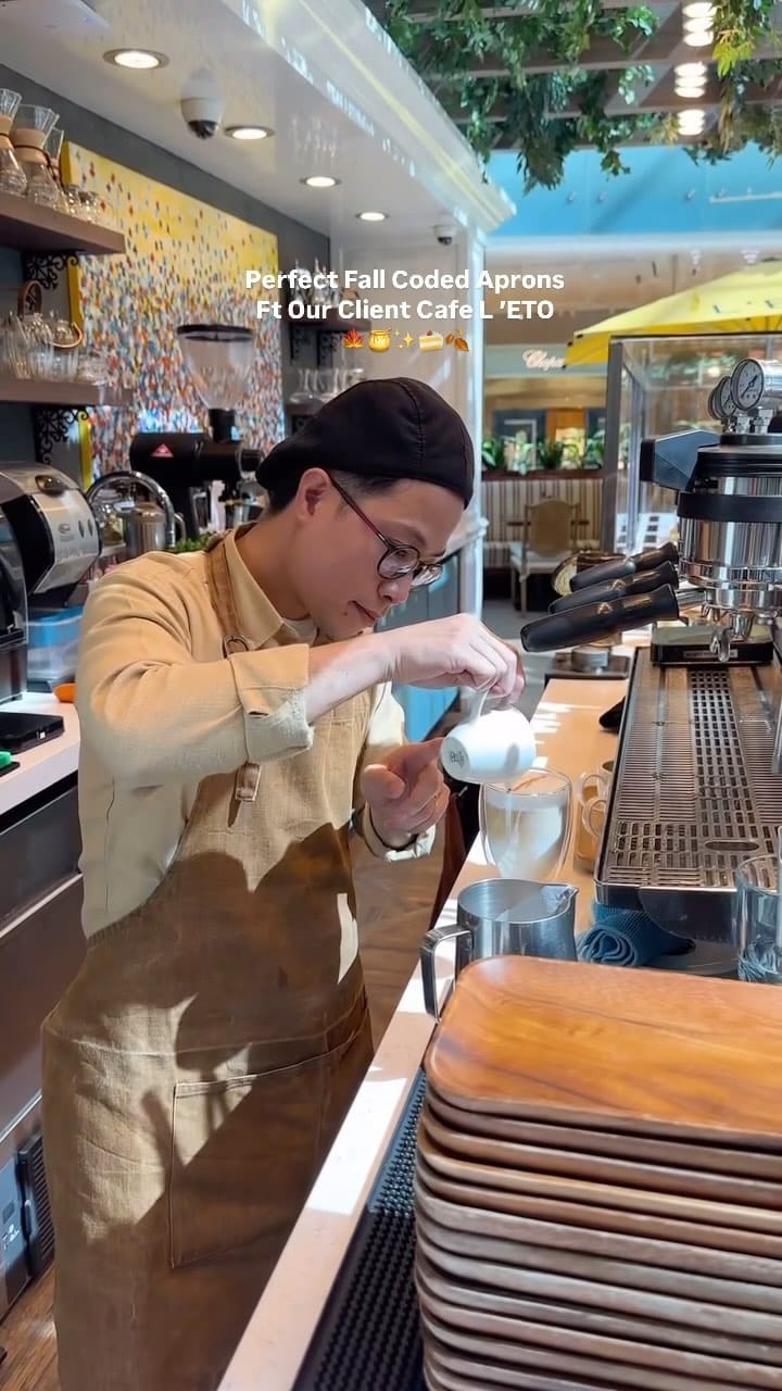 Post 10 by INK Studio | Aprons & Uniforms Dubai 👩🏻‍🍳 on Instagram (video)