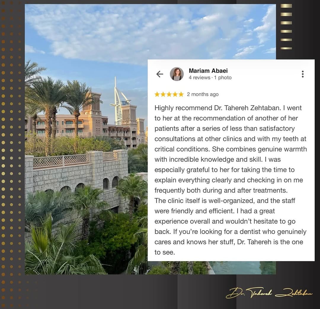 Post 4 by Tahereh Zehtaban-Dentist on Instagram (image)