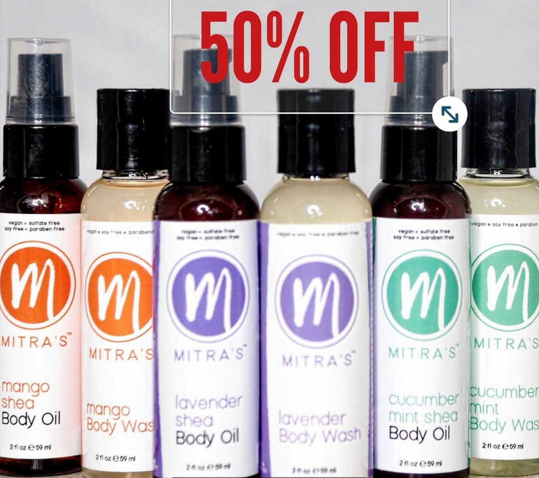 Post 1 by Mitra's Bath & Body on Instagram (image)