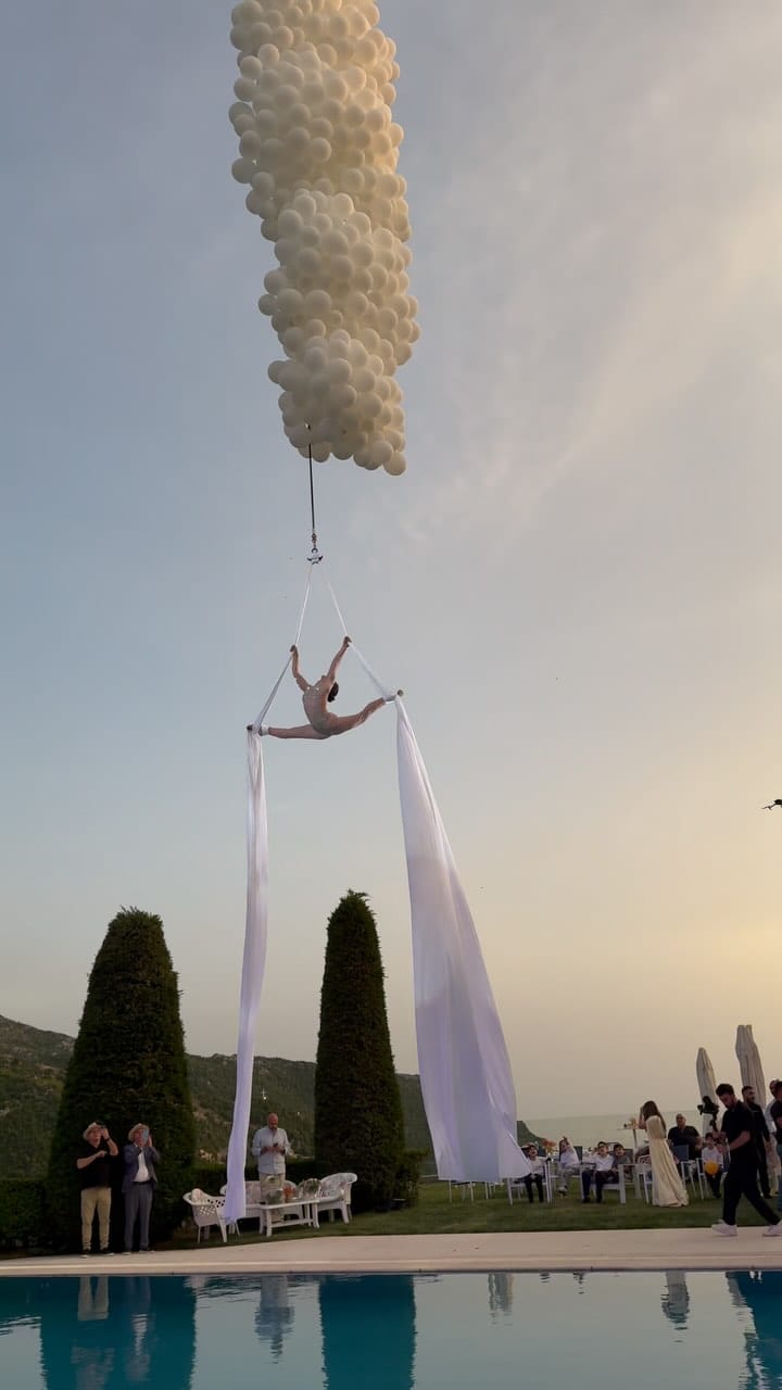 Post 9 by Sally Andraos | Aerialist on Instagram (video)