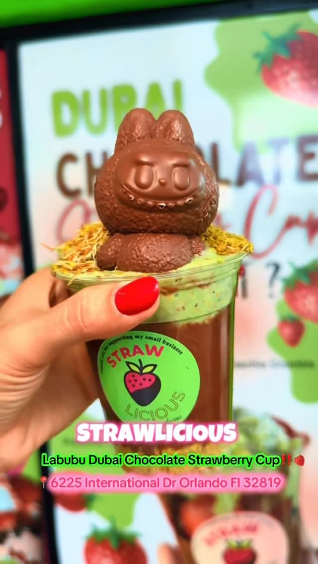 Post 3 by STRAWLICIOUS🍓 | Dubai Chocolate Cup | Korean Ice Cream on Instagram (video)