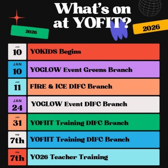 Post 9 by YOFIT Hot Studios DIFC on Instagram (carousel)