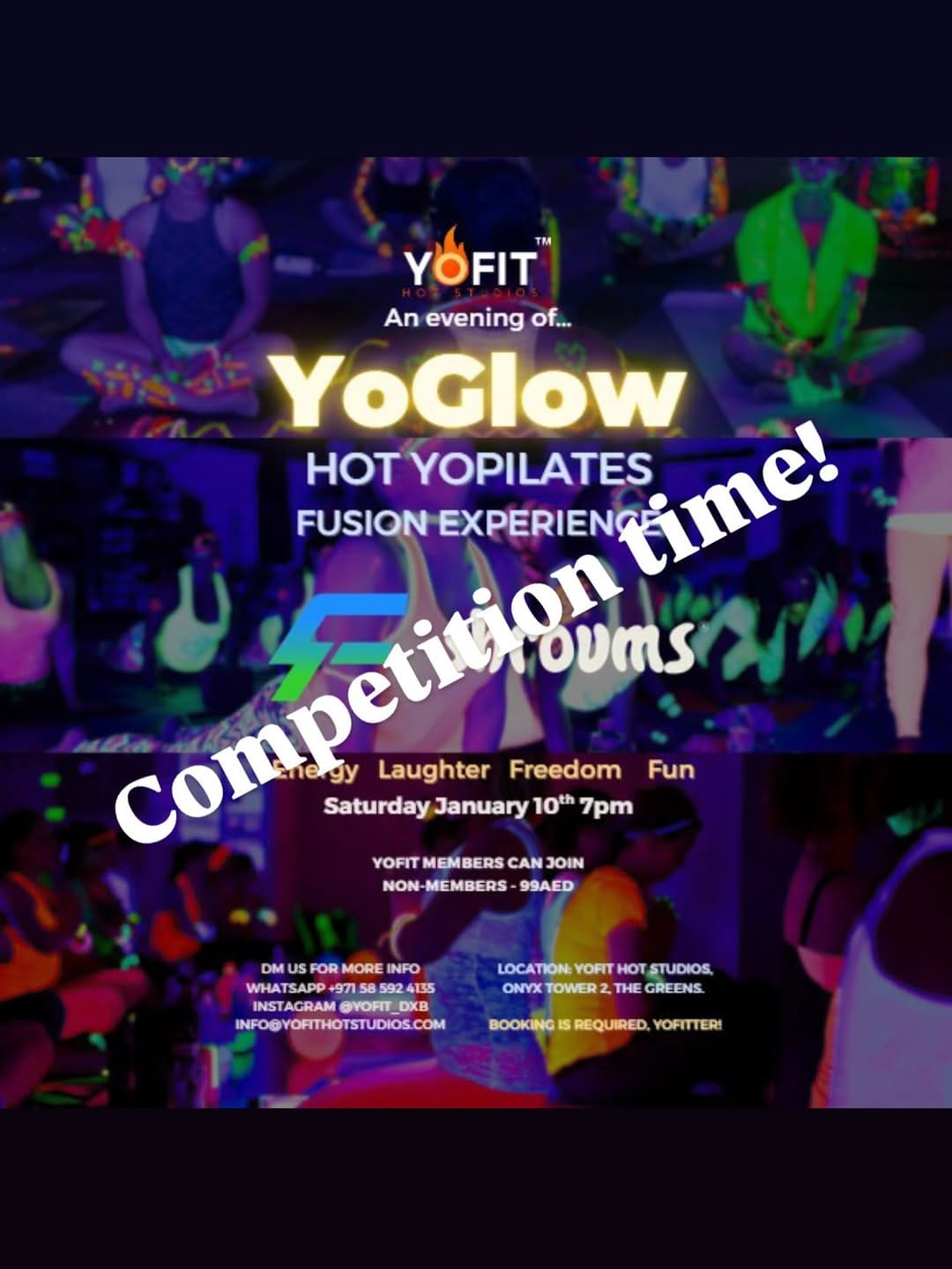 Post 6 by YOFIT Hot Studios DIFC on Instagram (carousel)