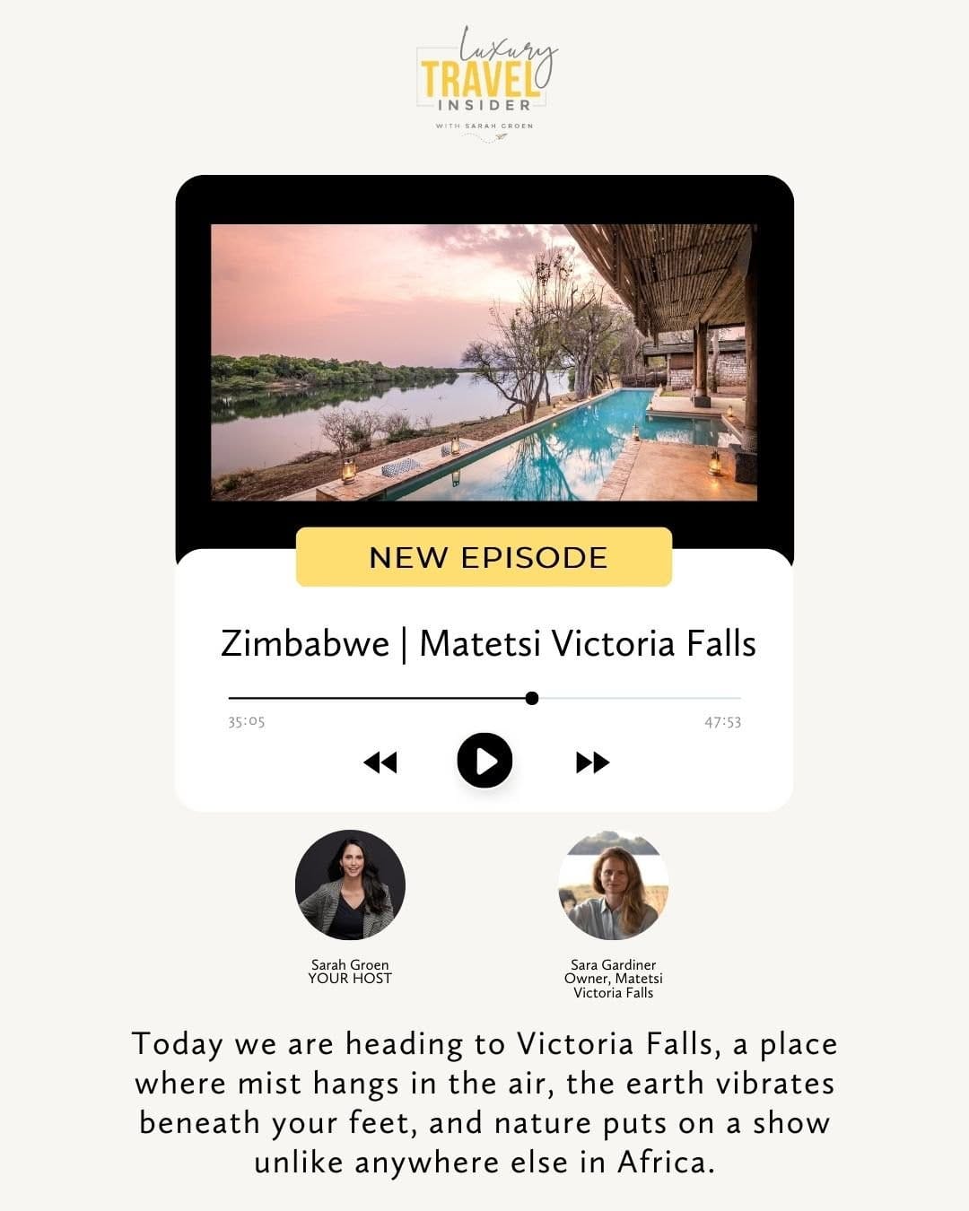 Post 2 by Sarah Groen | Luxury Travel Expert on Instagram (video)
