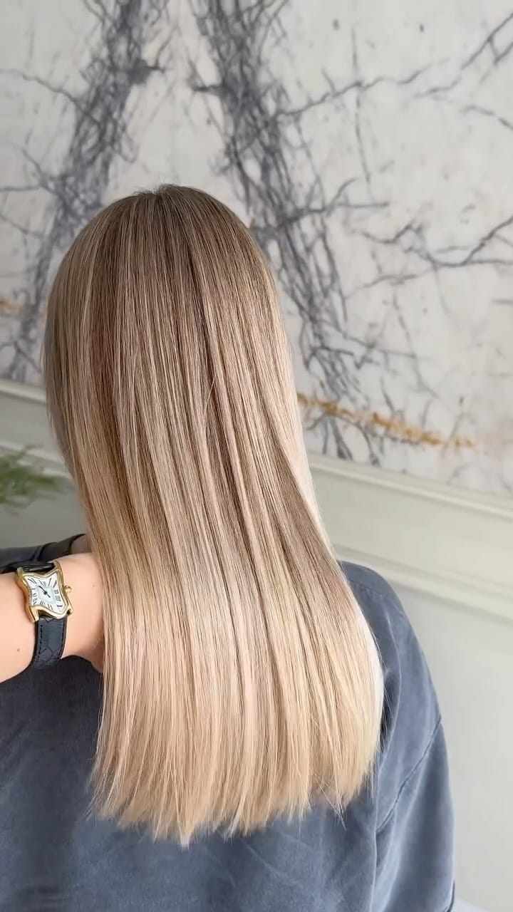 Post 8 by Диана Валитова | Парикмахер - Колорист Дубай on Instagram (video)