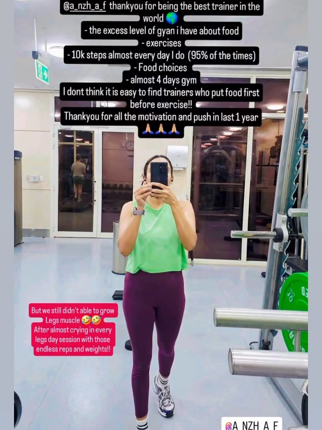 Post 6 by ANZHAF FITNESS / TRANSFORMATION COACH on Instagram (carousel)