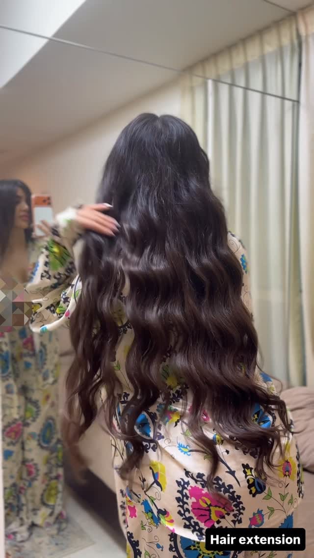 Post 2 by Hair extensions Dubai/اکستنشن مو شیراز on Instagram (video)