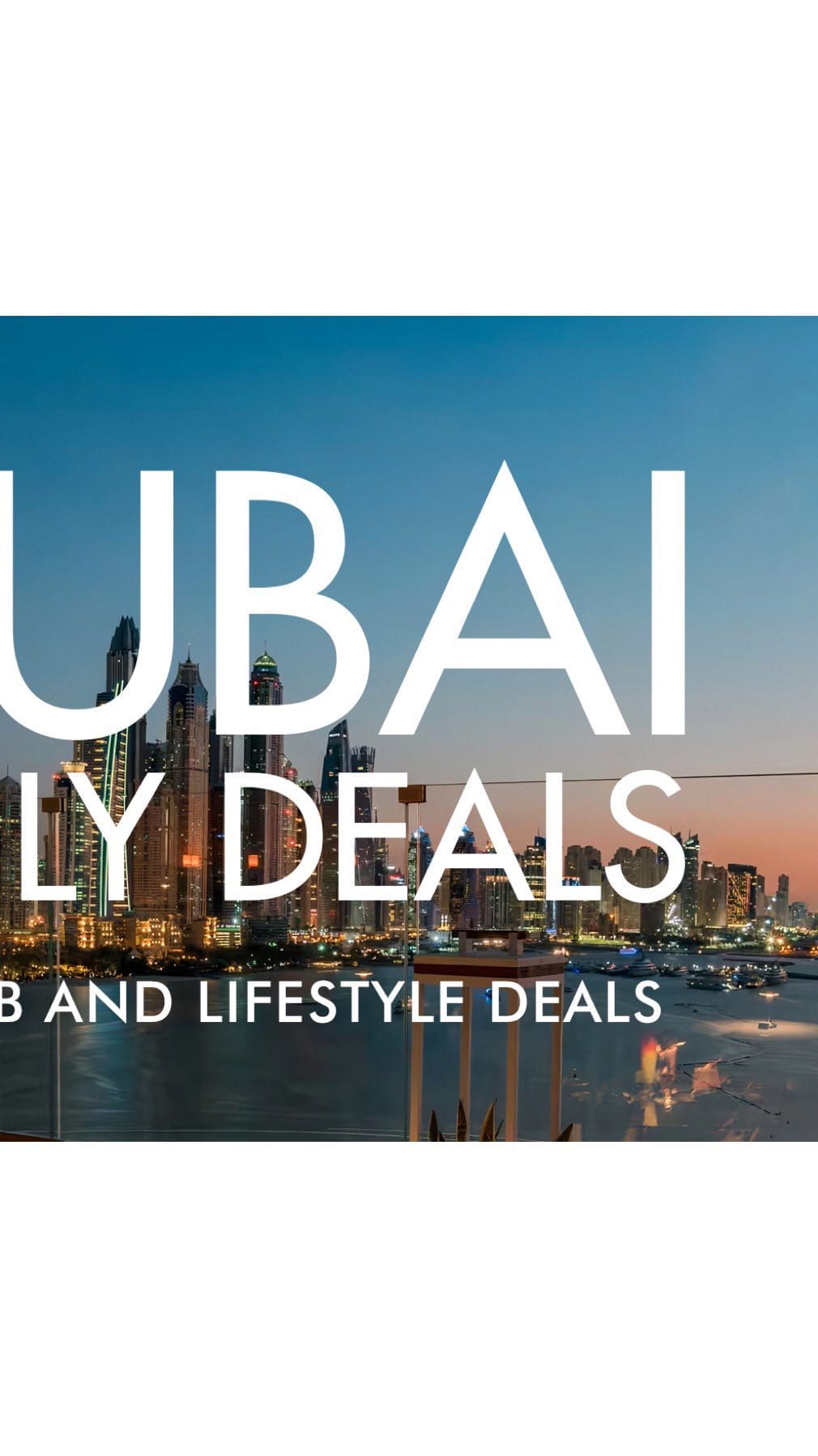 Post 9 by Dubai Daily Deals on Instagram (video)