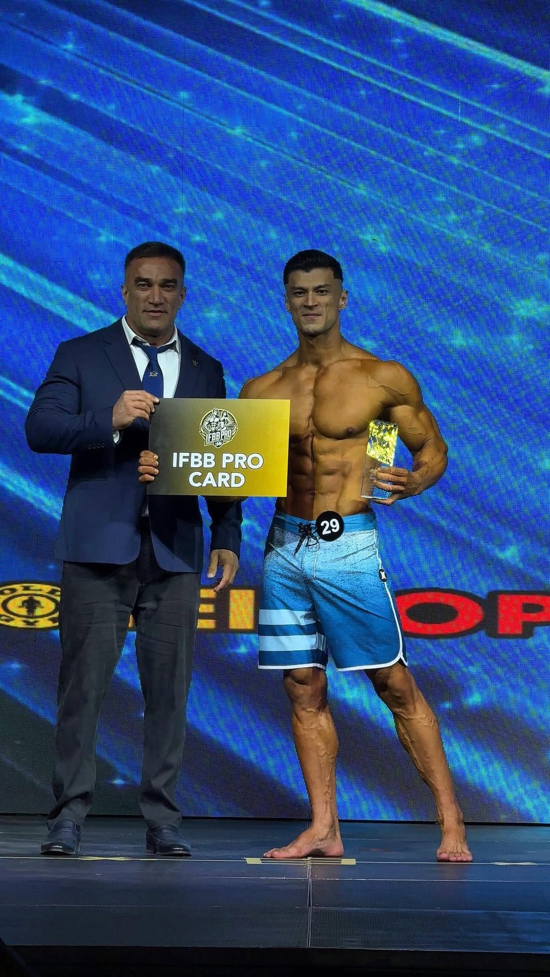 Post 9 by Bakhromjon Boymirzaev 🇺🇿 | IFBB ATHLETE on Instagram (video)