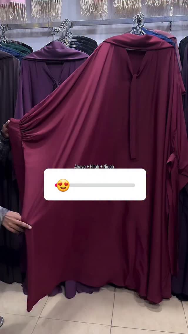 Post 1 by Abaya /khimar/JILBAB /Malaysian scarf /Hijab accessories on Instagram (video)