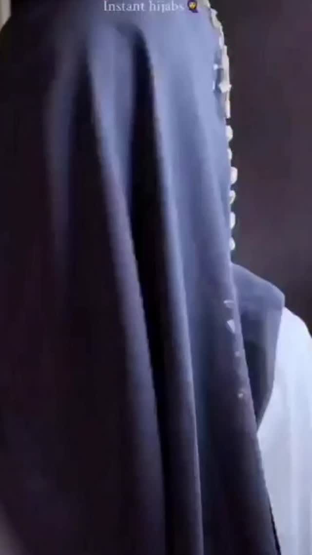 Post 9 by Abaya /khimar/JILBAB /Malaysian scarf /Hijab accessories on Instagram (video)