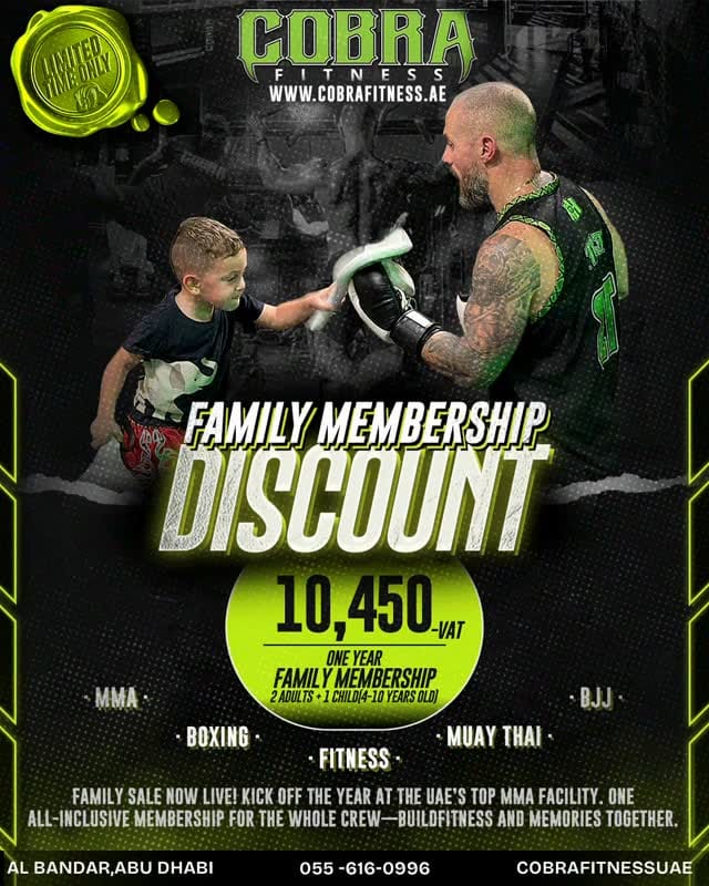 Post 9 by Cobra Fitness Abu Dhabi on Instagram (video)