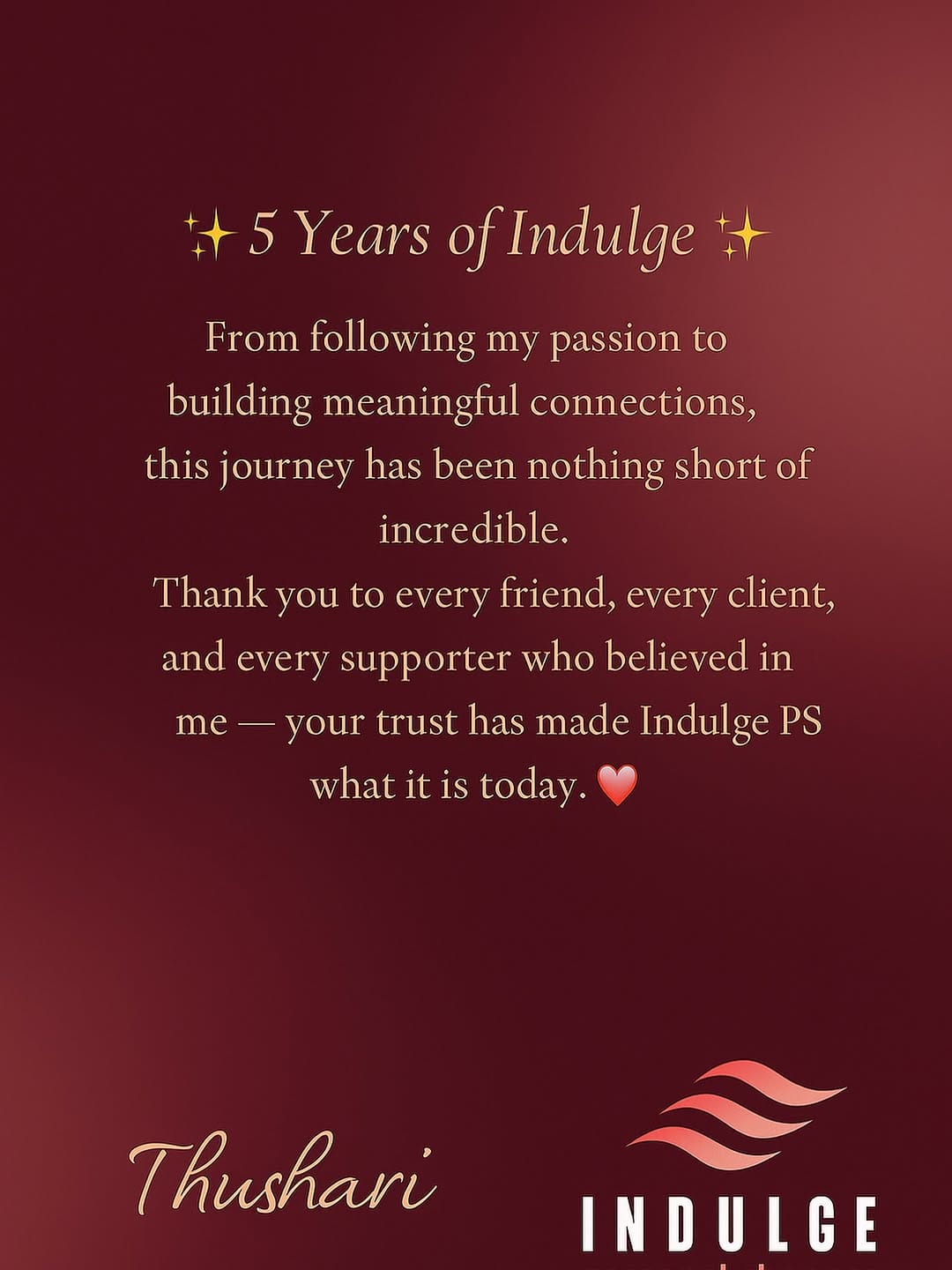Post 9 by Indulge -Personal Shopper on Instagram (image)