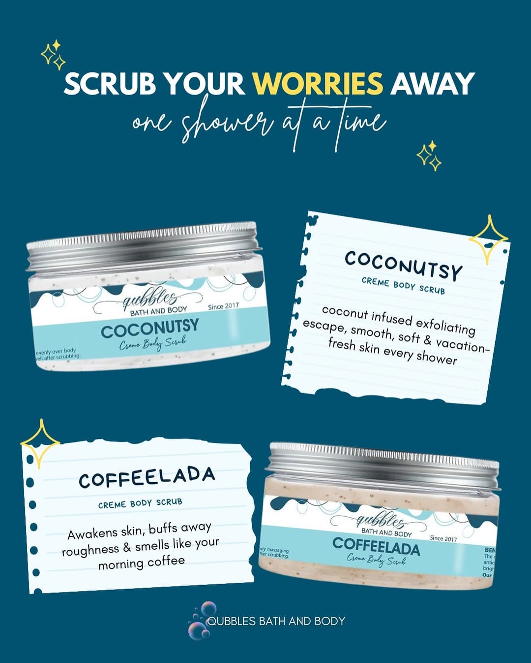 Post 2 by Qubbles | Bath & Body on Instagram (image)