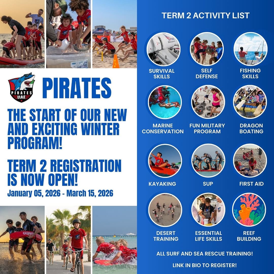 Post 9 by Pirates Surf Rescue UAE on Instagram (carousel)