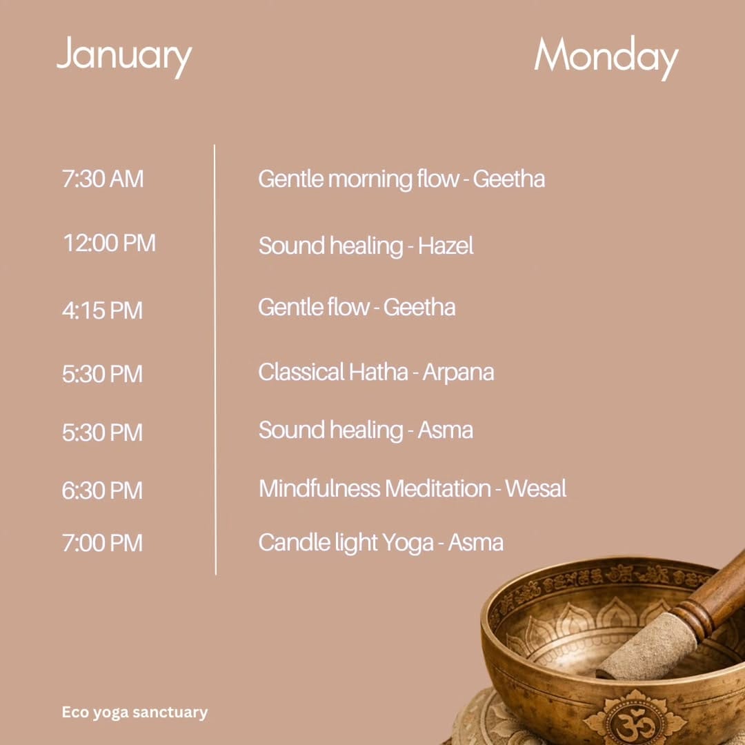Post 10 by Eco Yoga Sanctuary on Instagram (carousel)