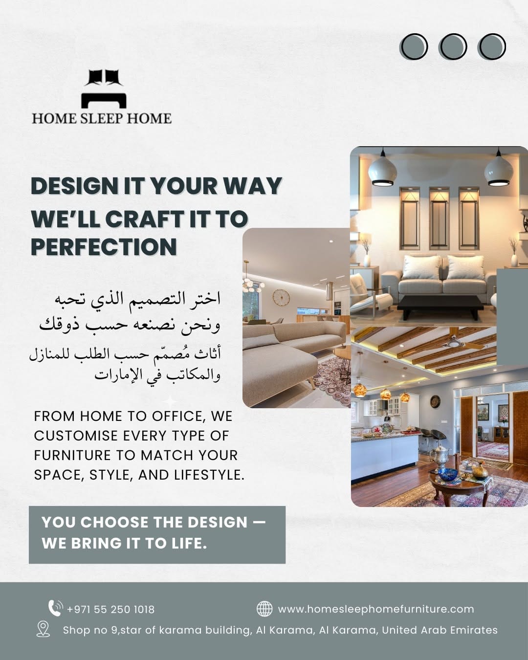Post 4 by Customized Furniture By Home Sleep Home on Instagram (image)