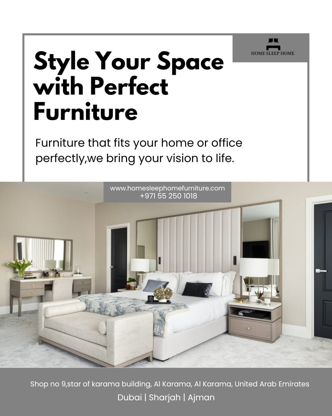 Post 3 by Customized Furniture By Home Sleep Home on Instagram (image)