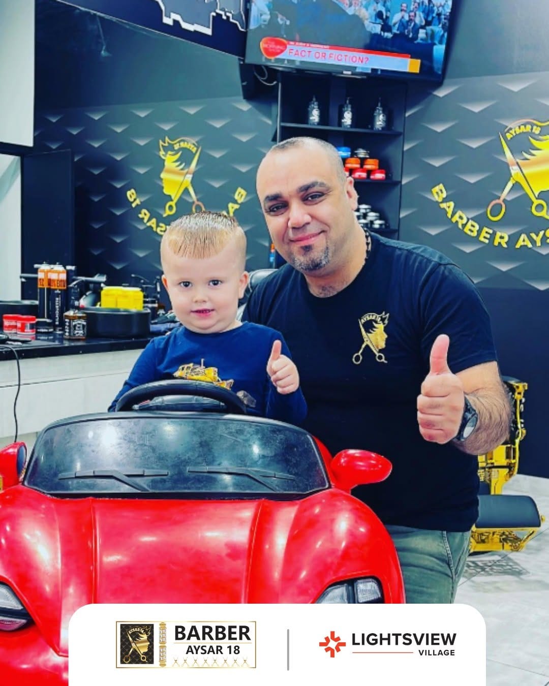 Post 1 by Barber Aysar on Instagram (image)