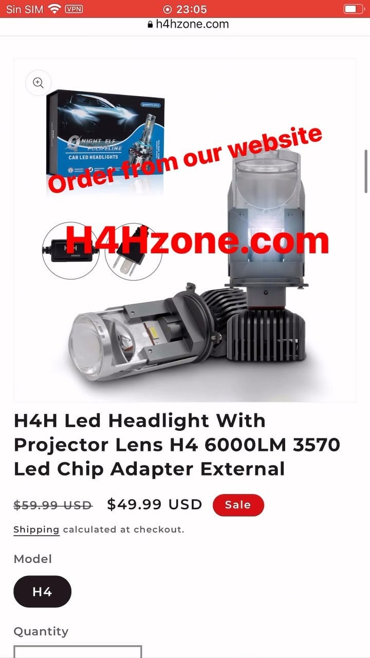 Post 9 by h4h led headlight on Instagram (video)