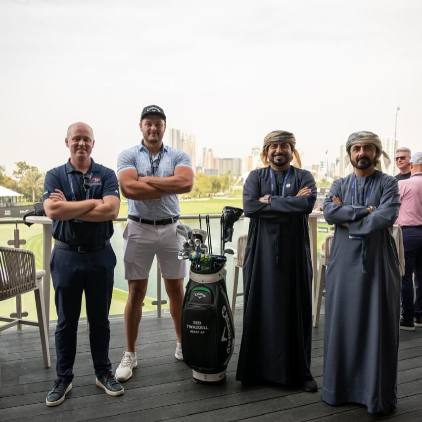 Post 1 by Seb Twaddell | Fastest Golfer in the World | DUBAI on Instagram (carousel)