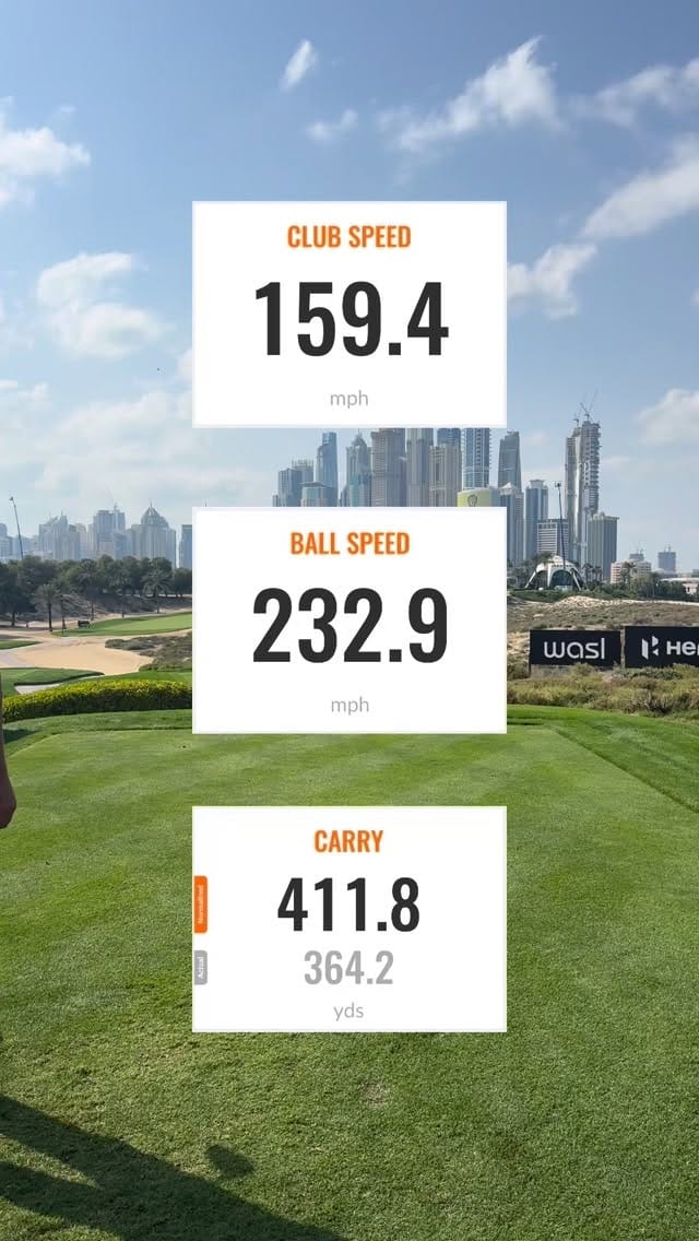 Post 6 by Seb Twaddell | Fastest Golfer in the World | DUBAI on Instagram (video)