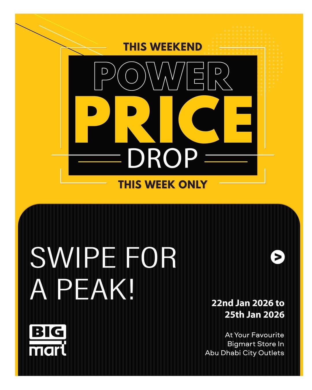Post 8 by Bigmart Supermarket on Instagram (carousel)
