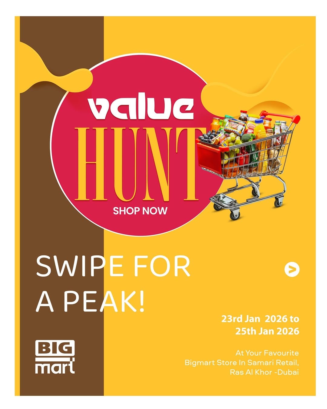 Post 2 by Bigmart Supermarket on Instagram (carousel)