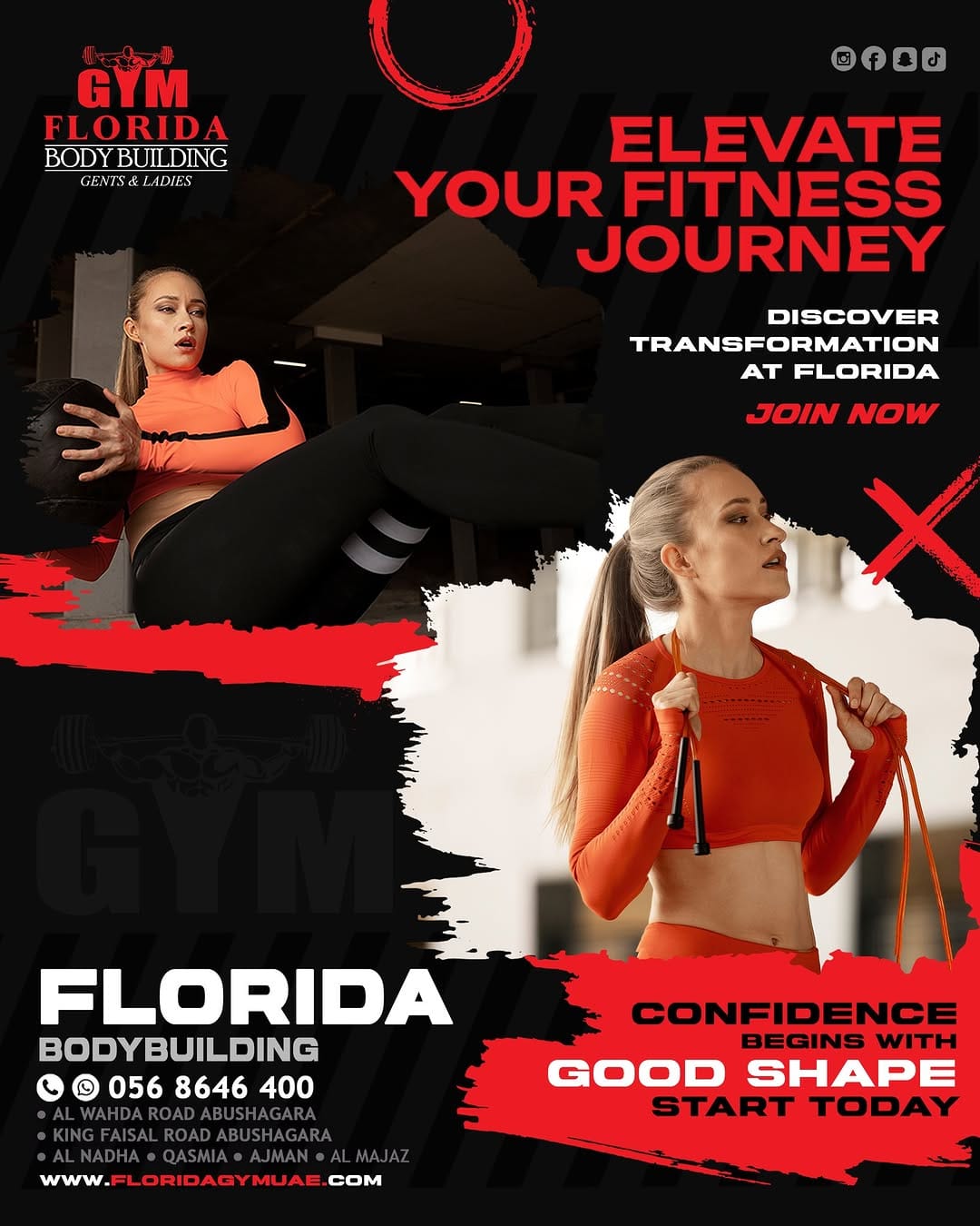 Post 8 by FLORIDA GYM UAE on Instagram (image)