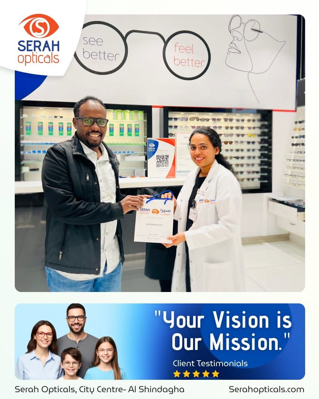 Post 3 by Serah Opticals UAE on Instagram (image)