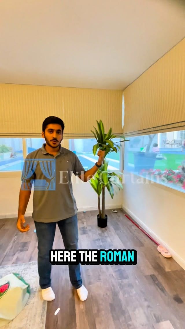 Post 1 by Curtains & Blinds Dubai – Elite Curtain on Instagram (video)