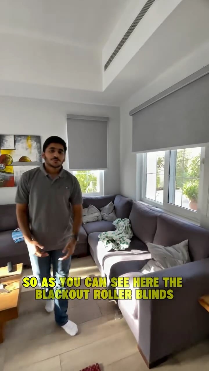 Post 3 by Curtains & Blinds Dubai – Elite Curtain on Instagram (video)