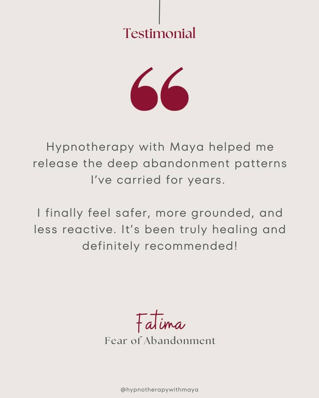 Post 4 by Maya Siblini | RTT® Hypnotherapist + Family Constellation on Instagram (image)