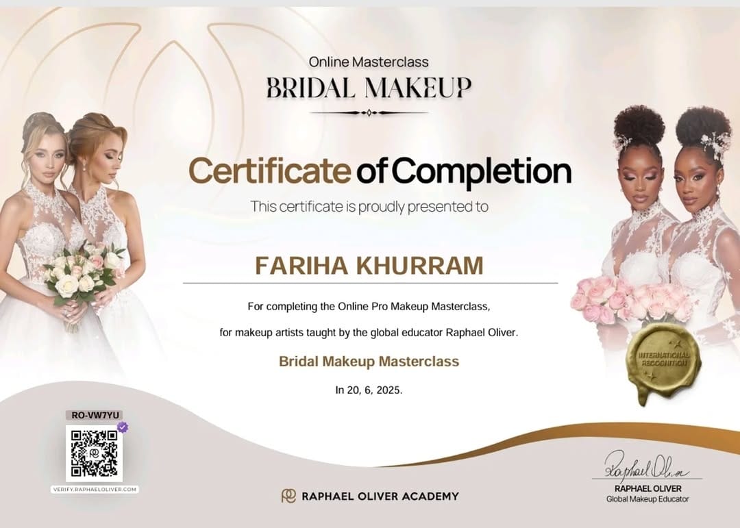 Post 2 by FARIHA | Dubai Bridal HMUA on Instagram (image)