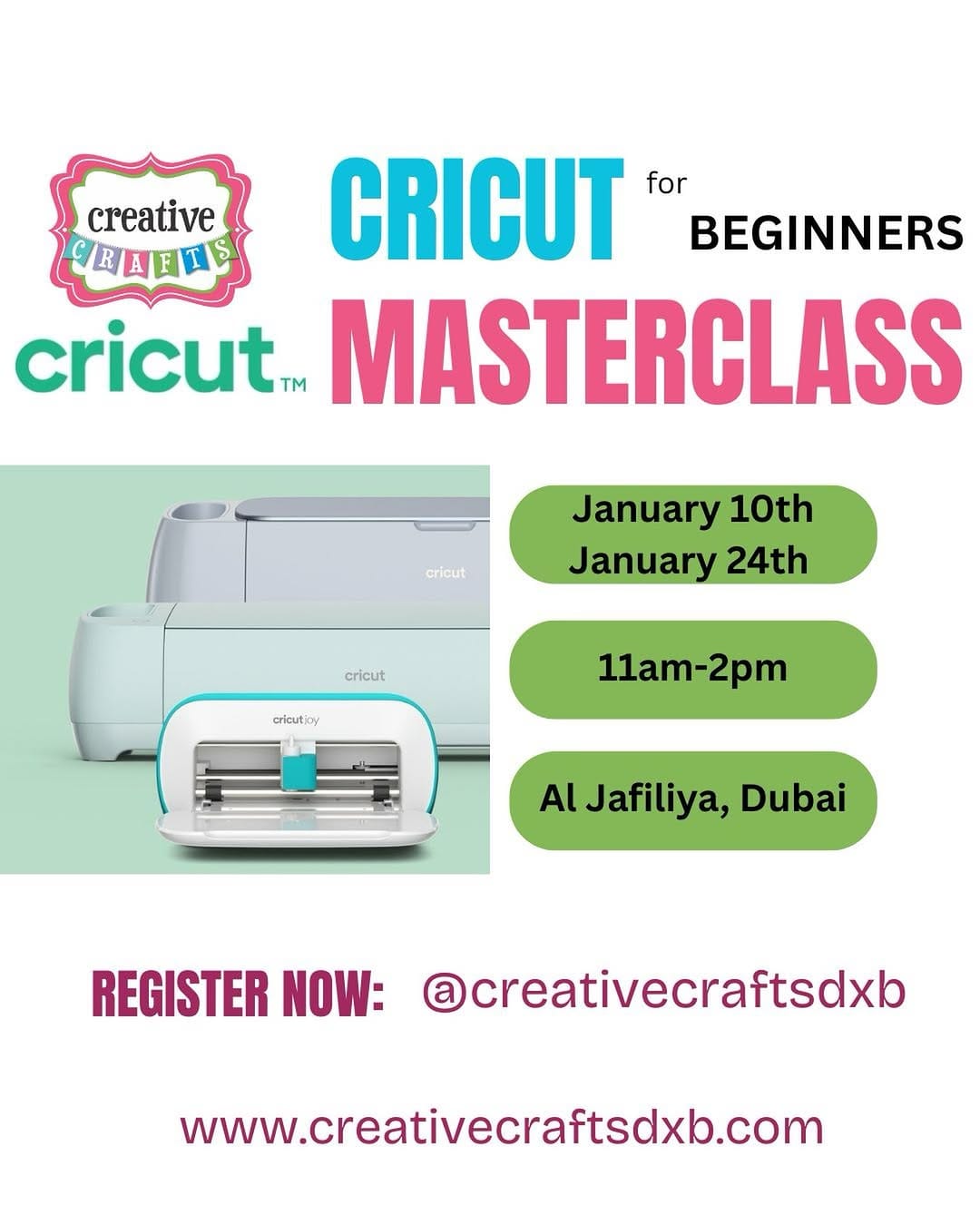 Post 9 by Creative Crafts DXB/ Cricut & Arts on Instagram (image)