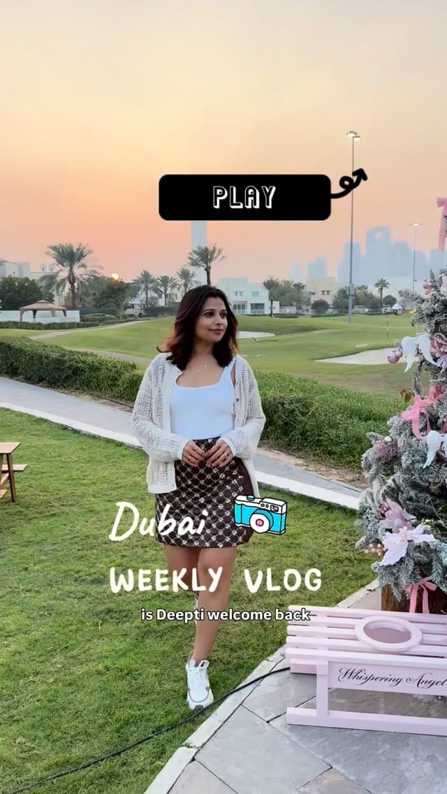 Post 8 by DEEPTI | Travel, Dubai, Wellness on Instagram (video)