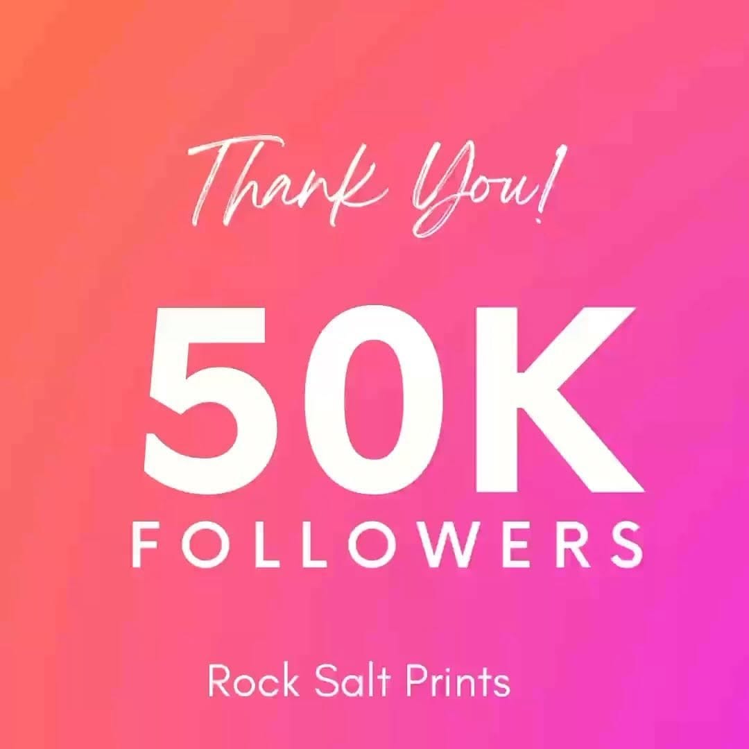 Post 10 by RockSaltPrints on Instagram (video)