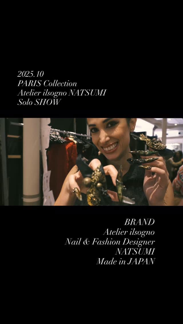 Post 4 by Natsumi Isobe 💅ネイルデザイナー natsumi🇯🇵🇫🇷🇮🇹🇺🇸🇬🇧 on Instagram (video)