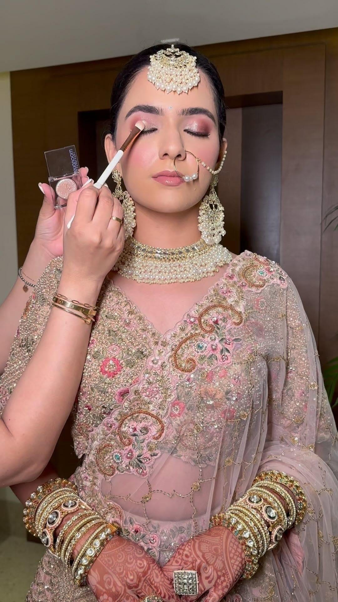Post 10 by Ananya | Makeup Artist on Instagram (video)