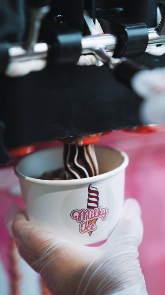 Post 9 by Milky Ice Cream on Instagram (video)