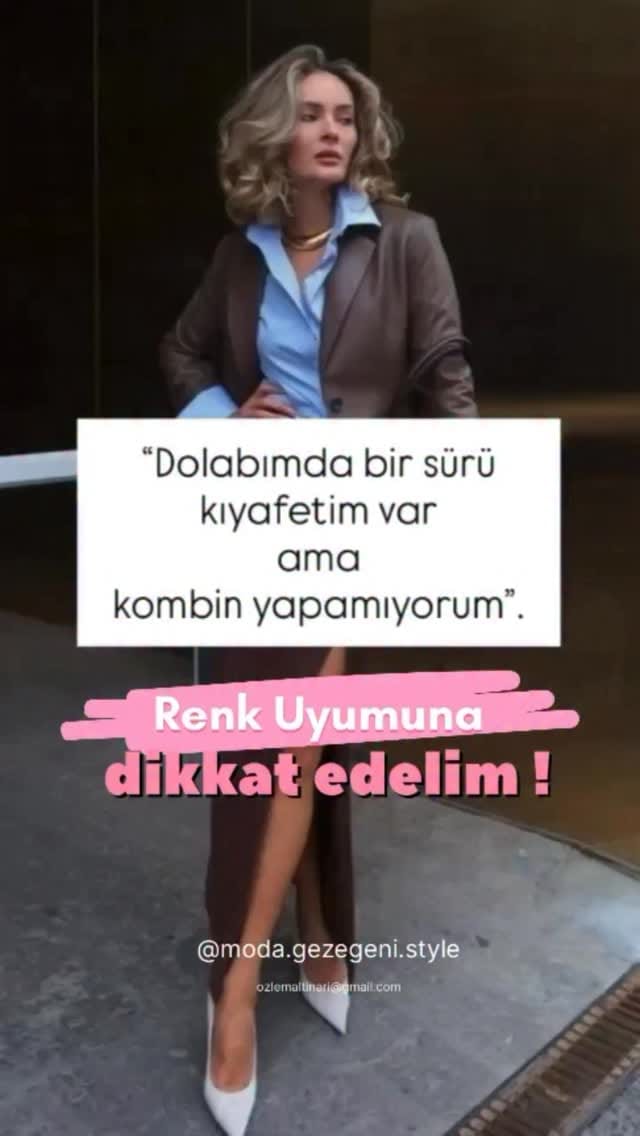 Post 6 by Renk ve Stil Danışmanı | Özlem Altınarı | Moda | Style on Instagram (video)