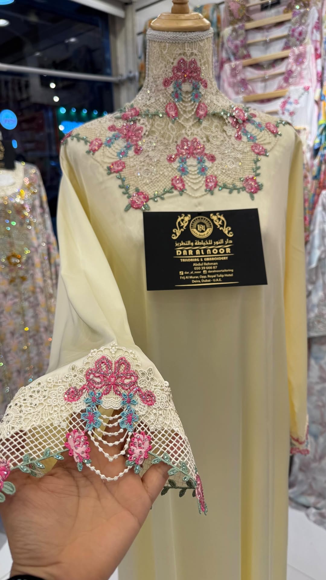 Post 10 by DAR AL NOOR TAILORING AND EMBROIDERY on Instagram (video)