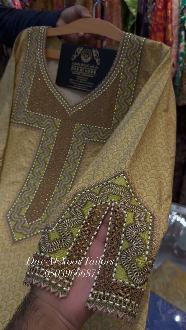 Post 9 by DAR AL NOOR TAILORING AND EMBROIDERY on Instagram (video)
