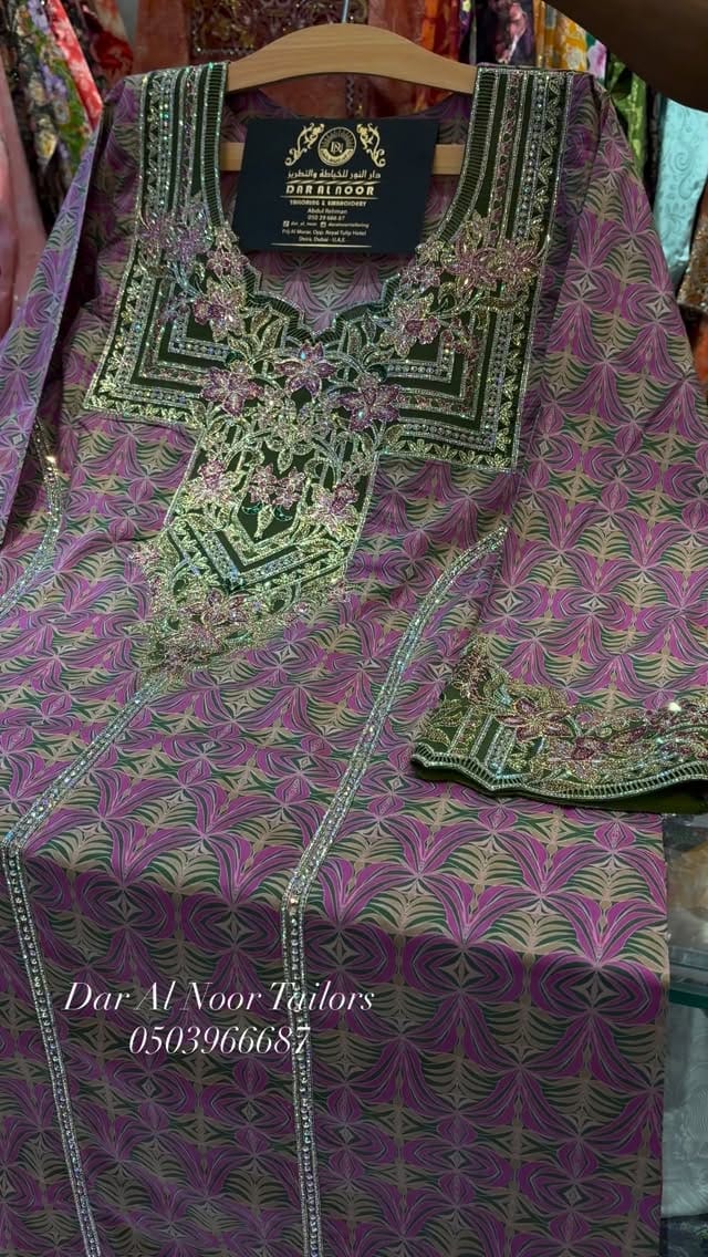 Post 8 by DAR AL NOOR TAILORING AND EMBROIDERY on Instagram (video)